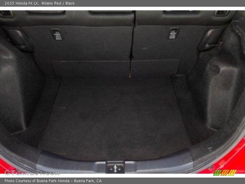 Milano Red / Black 2015 Honda Fit LX