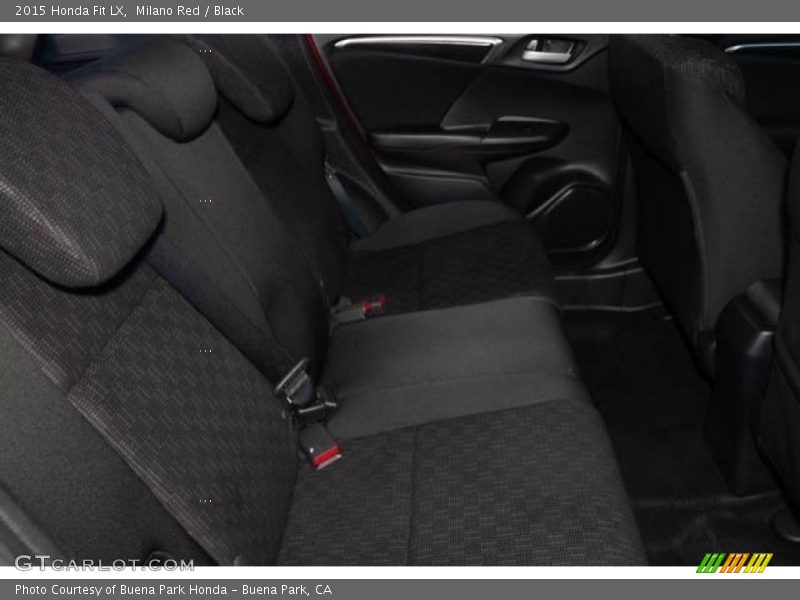 Milano Red / Black 2015 Honda Fit LX