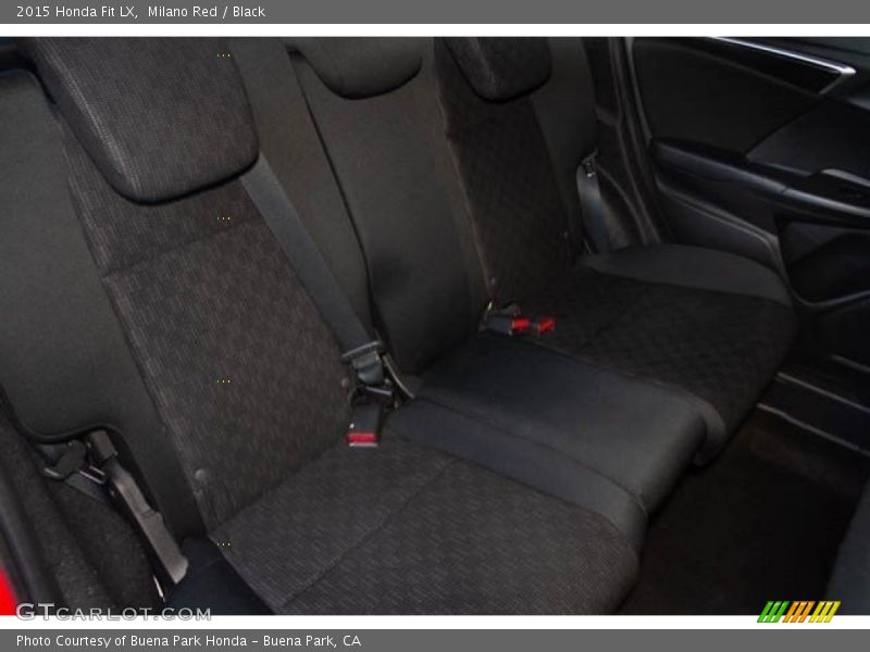 Milano Red / Black 2015 Honda Fit LX