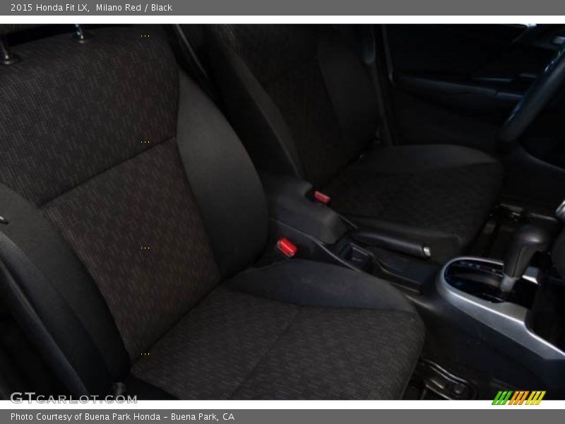 Milano Red / Black 2015 Honda Fit LX