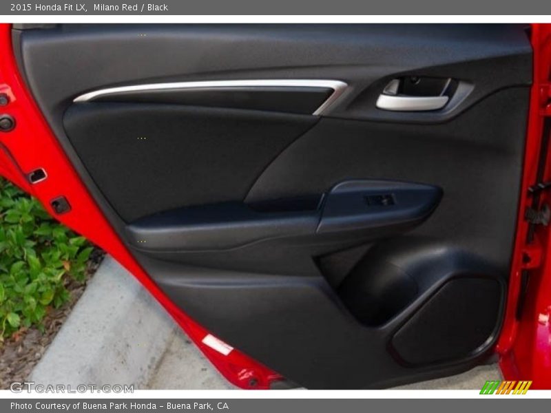 Milano Red / Black 2015 Honda Fit LX