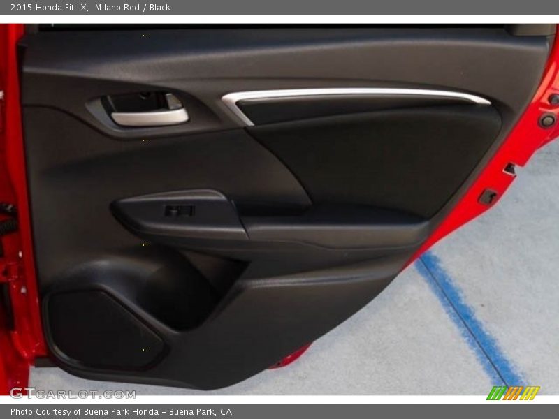Milano Red / Black 2015 Honda Fit LX