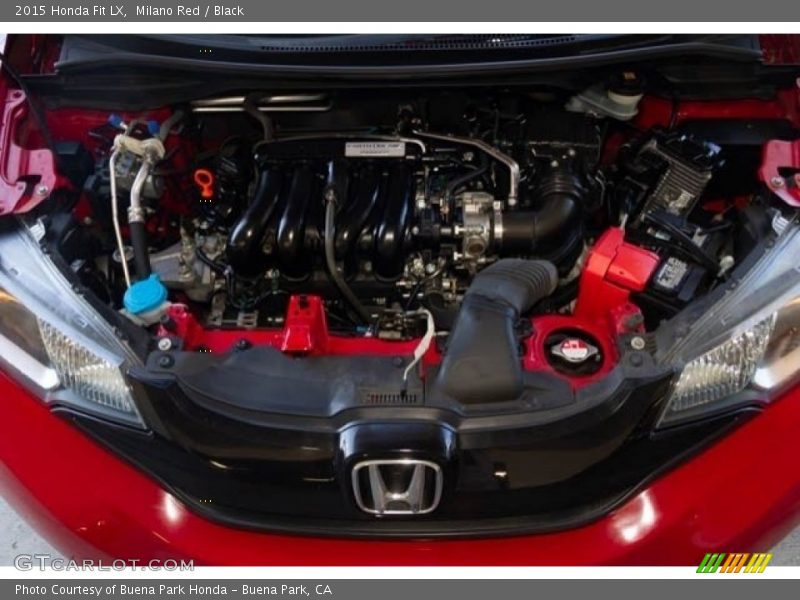 Milano Red / Black 2015 Honda Fit LX