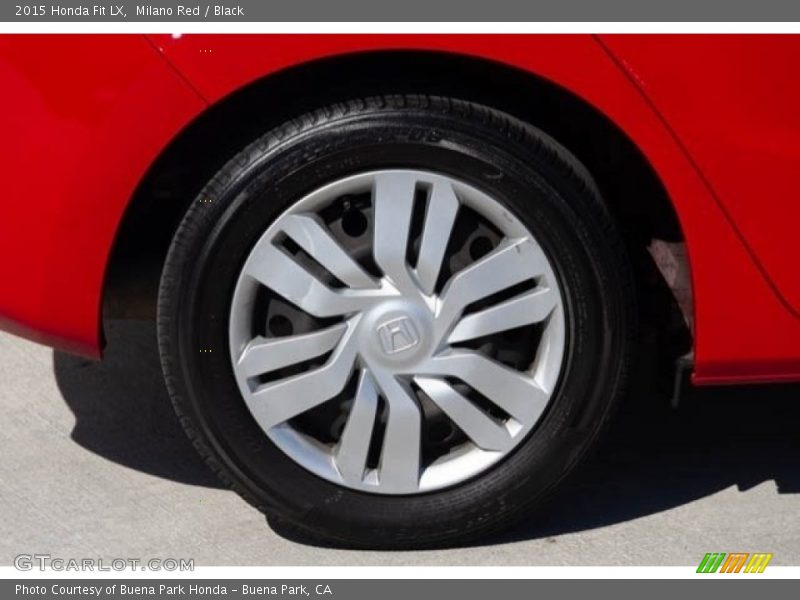 Milano Red / Black 2015 Honda Fit LX