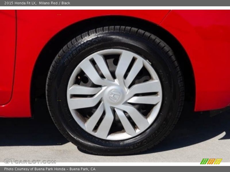 Milano Red / Black 2015 Honda Fit LX