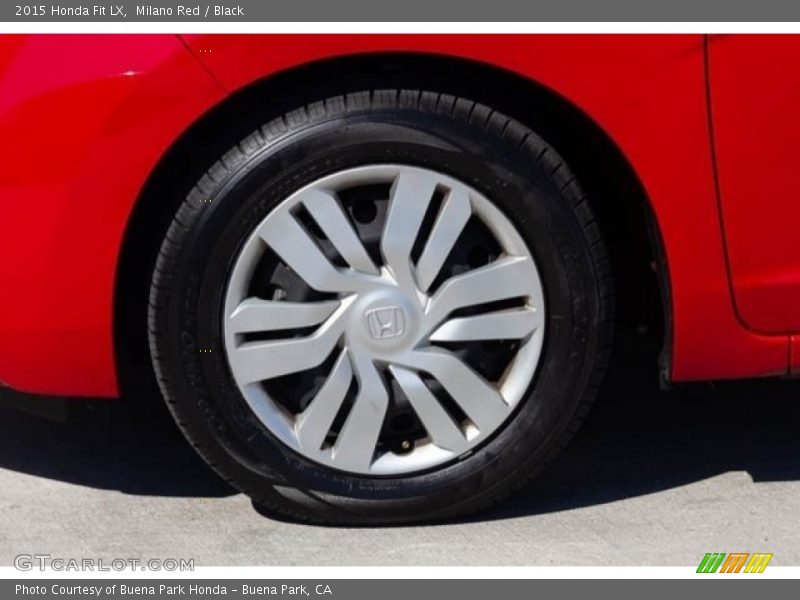 Milano Red / Black 2015 Honda Fit LX