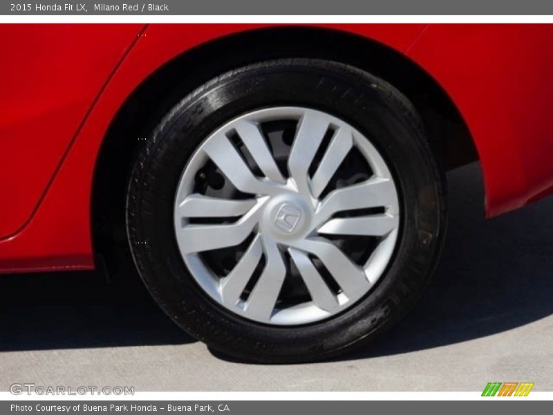 Milano Red / Black 2015 Honda Fit LX