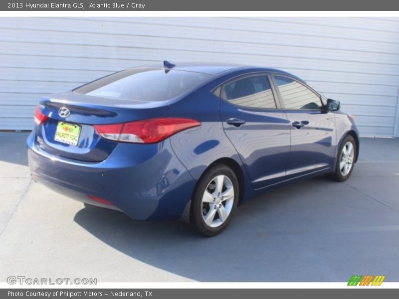 Atlantic Blue / Gray 2013 Hyundai Elantra GLS