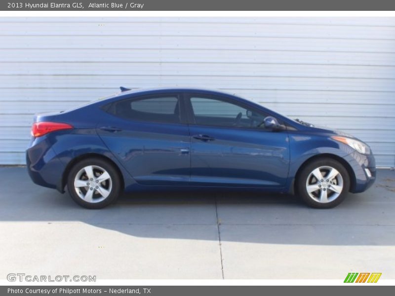 Atlantic Blue / Gray 2013 Hyundai Elantra GLS