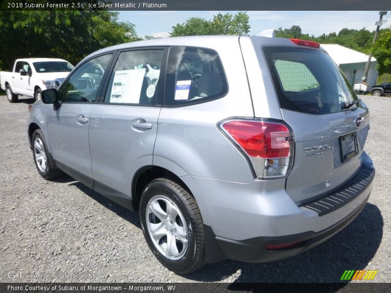 Ice Silver Metallic / Platinum 2018 Subaru Forester 2.5i