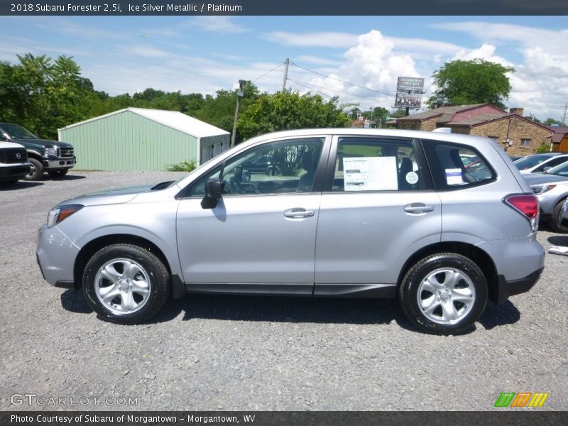 Ice Silver Metallic / Platinum 2018 Subaru Forester 2.5i