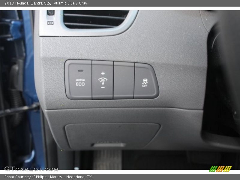 Atlantic Blue / Gray 2013 Hyundai Elantra GLS