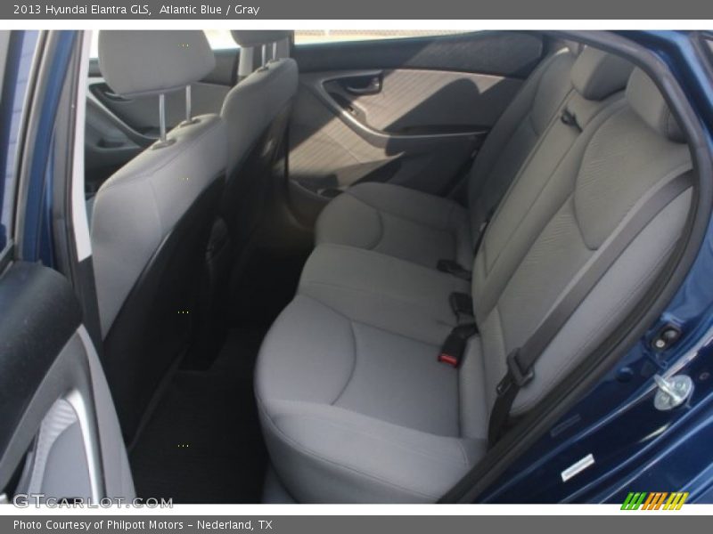 Atlantic Blue / Gray 2013 Hyundai Elantra GLS