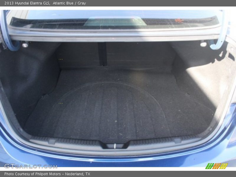 Atlantic Blue / Gray 2013 Hyundai Elantra GLS