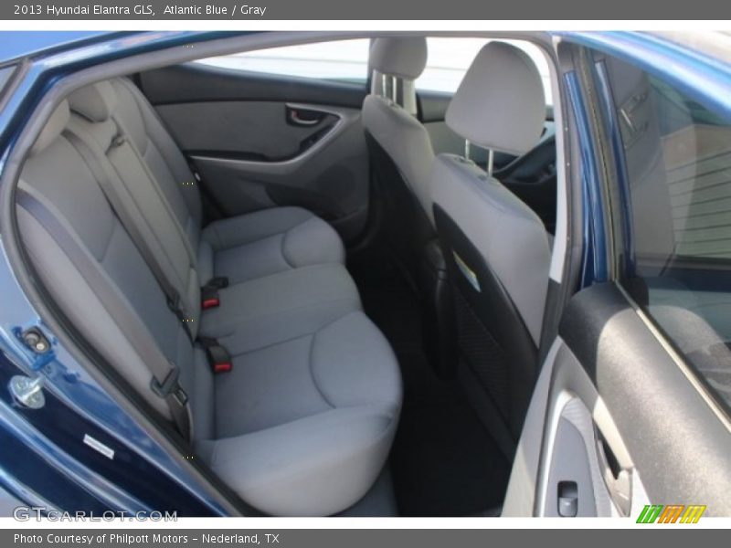 Atlantic Blue / Gray 2013 Hyundai Elantra GLS