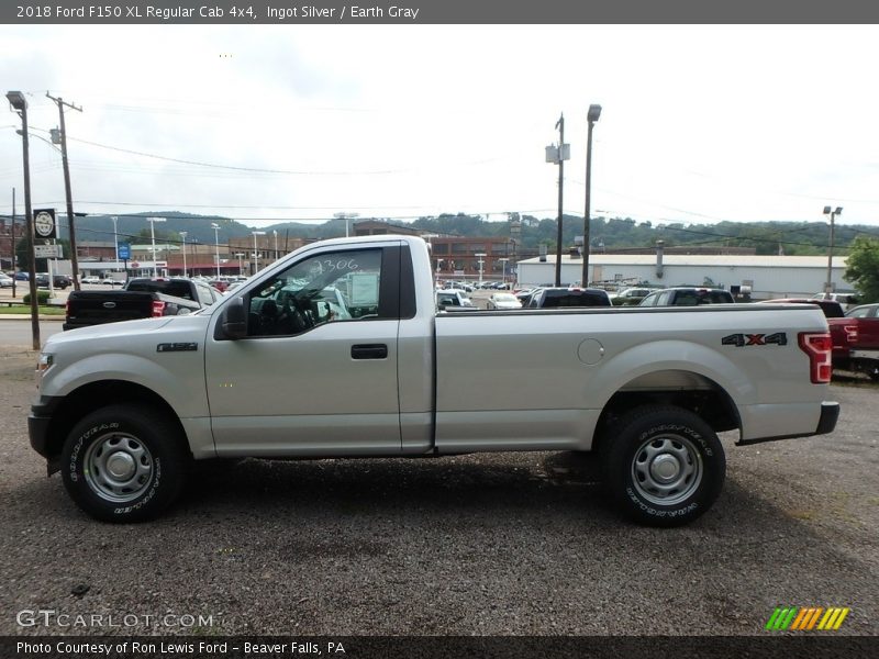  2018 F150 XL Regular Cab 4x4 Ingot Silver