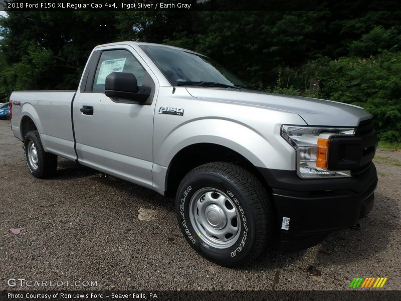 Front 3/4 View of 2018 F150 XL Regular Cab 4x4