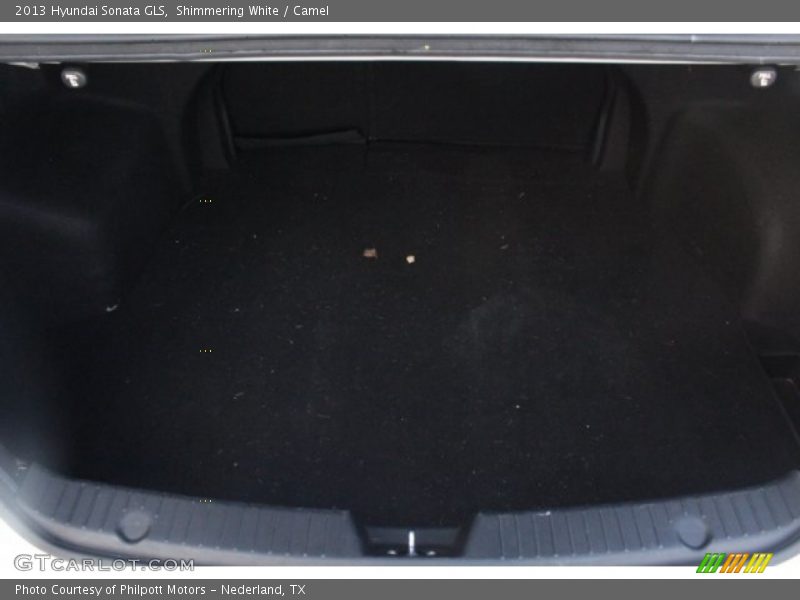 Shimmering White / Camel 2013 Hyundai Sonata GLS