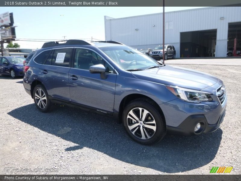 Twilight Blue Metallic / Black 2018 Subaru Outback 2.5i Limited