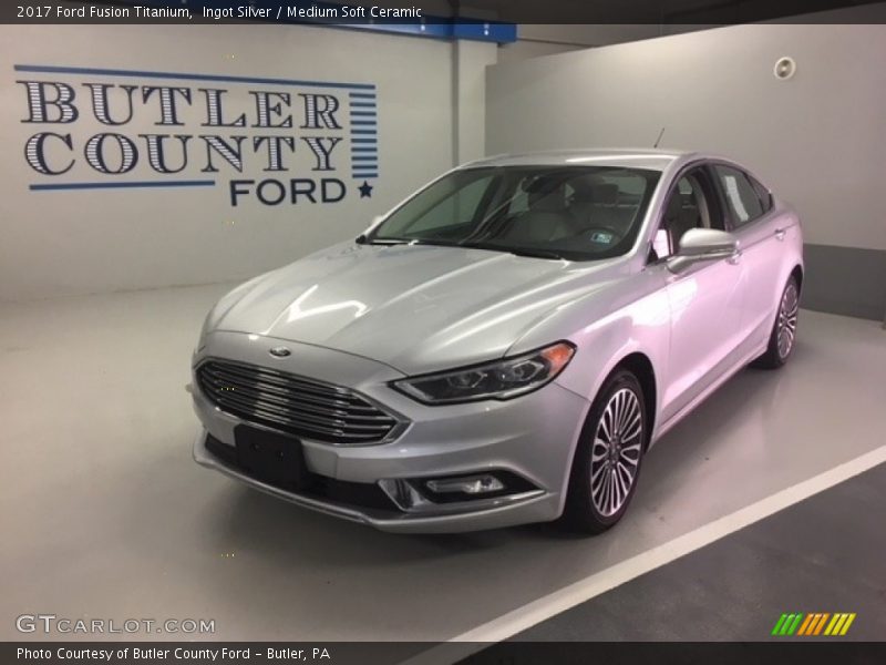 Ingot Silver / Medium Soft Ceramic 2017 Ford Fusion Titanium