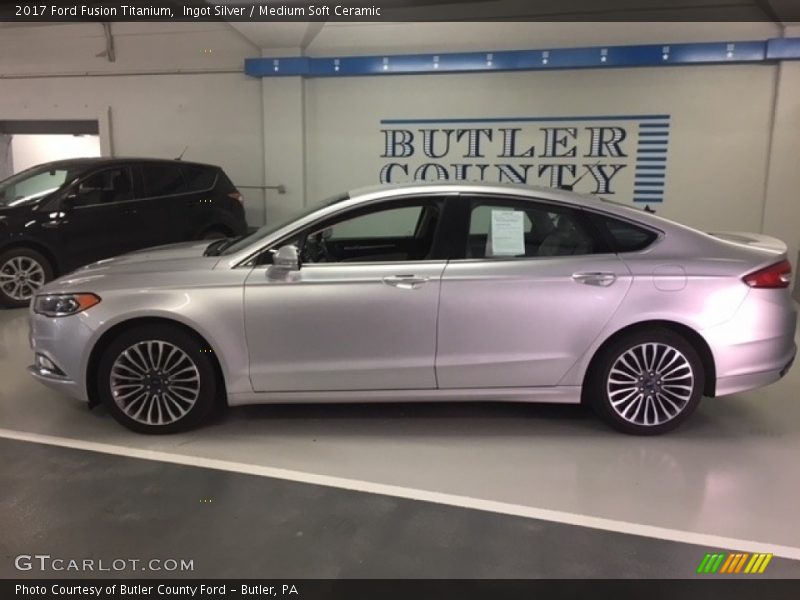 Ingot Silver / Medium Soft Ceramic 2017 Ford Fusion Titanium