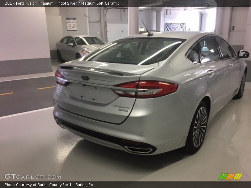Ingot Silver / Medium Soft Ceramic 2017 Ford Fusion Titanium