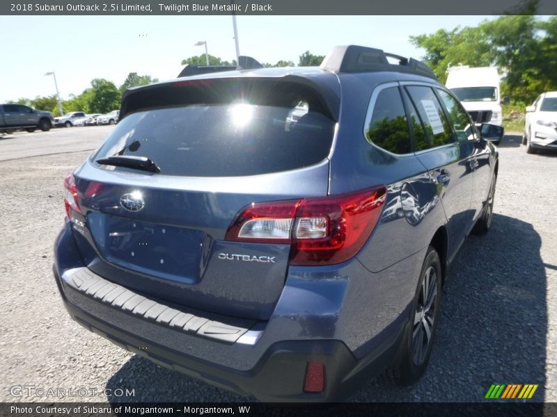 Twilight Blue Metallic / Black 2018 Subaru Outback 2.5i Limited