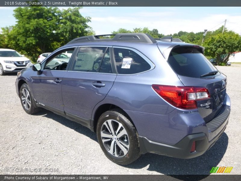 Twilight Blue Metallic / Black 2018 Subaru Outback 2.5i Limited