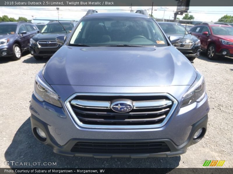 Twilight Blue Metallic / Black 2018 Subaru Outback 2.5i Limited