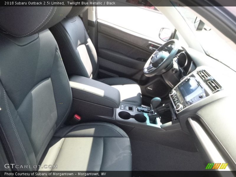 Twilight Blue Metallic / Black 2018 Subaru Outback 2.5i Limited