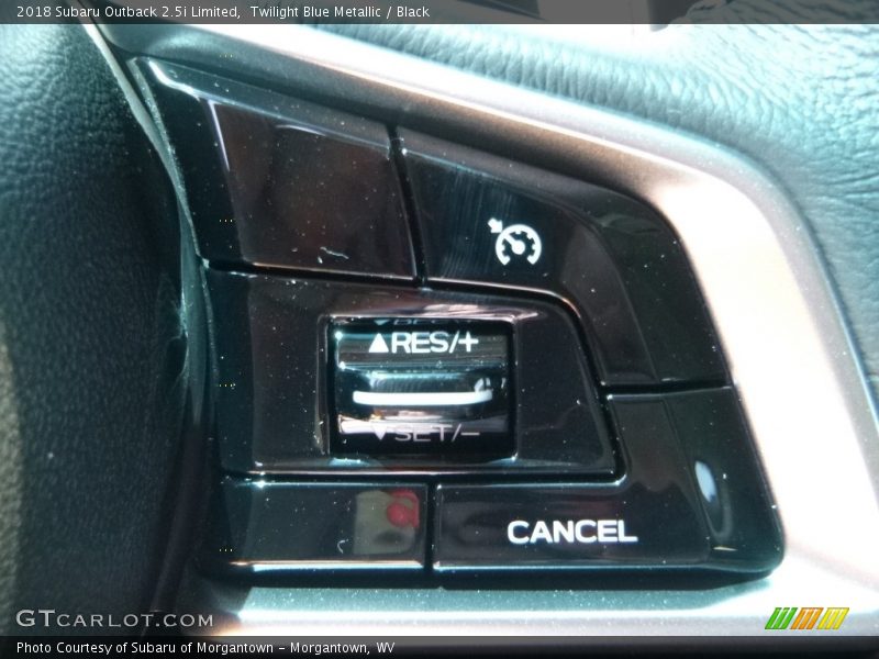 Twilight Blue Metallic / Black 2018 Subaru Outback 2.5i Limited