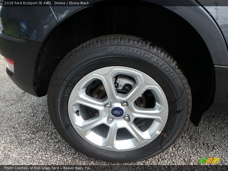 Smoke / Ebony Black 2018 Ford EcoSport SE 4WD