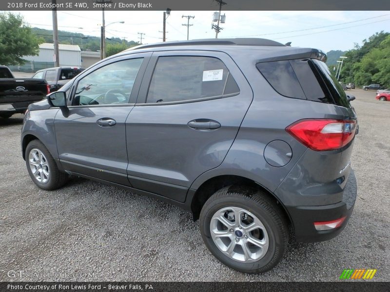 Smoke / Ebony Black 2018 Ford EcoSport SE 4WD