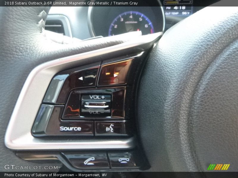 Magnetite Gray Metallic / Titanium Gray 2018 Subaru Outback 3.6R Limited
