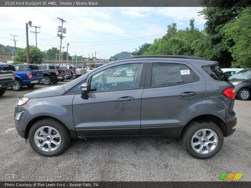 Smoke / Ebony Black 2018 Ford EcoSport SE 4WD
