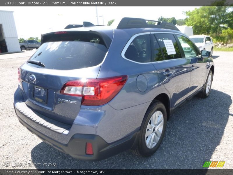 Twilight Blue Metallic / Black 2018 Subaru Outback 2.5i Premium