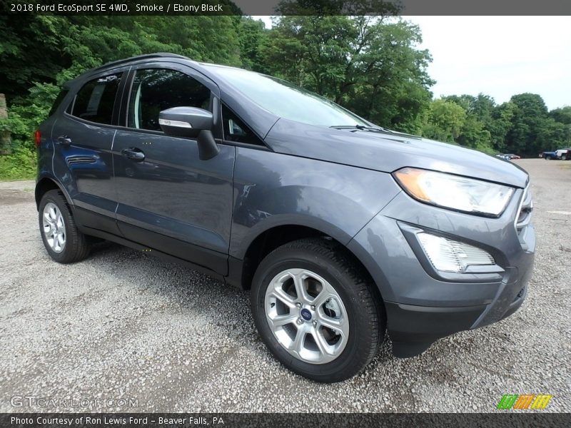 Smoke / Ebony Black 2018 Ford EcoSport SE 4WD