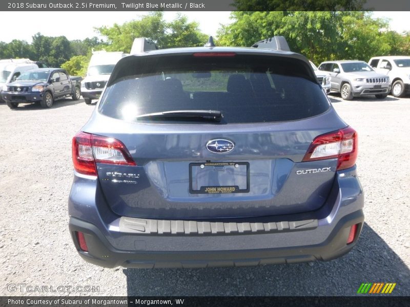 Twilight Blue Metallic / Black 2018 Subaru Outback 2.5i Premium