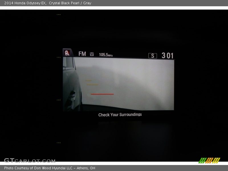 Crystal Black Pearl / Gray 2014 Honda Odyssey EX