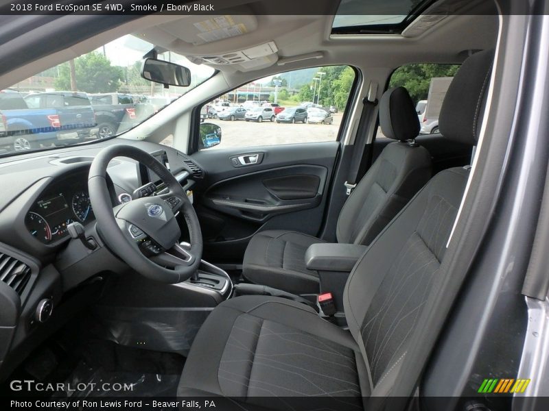 Smoke / Ebony Black 2018 Ford EcoSport SE 4WD