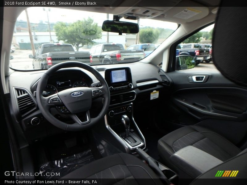 Smoke / Ebony Black 2018 Ford EcoSport SE 4WD