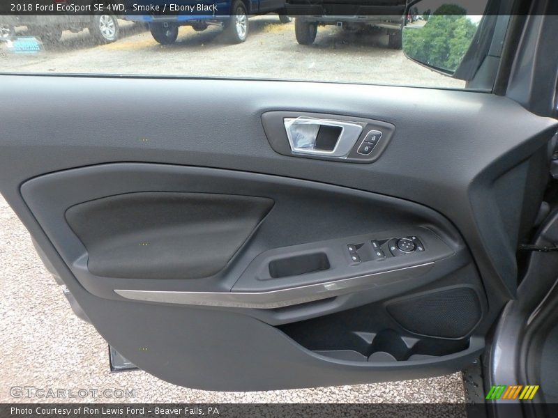 Smoke / Ebony Black 2018 Ford EcoSport SE 4WD