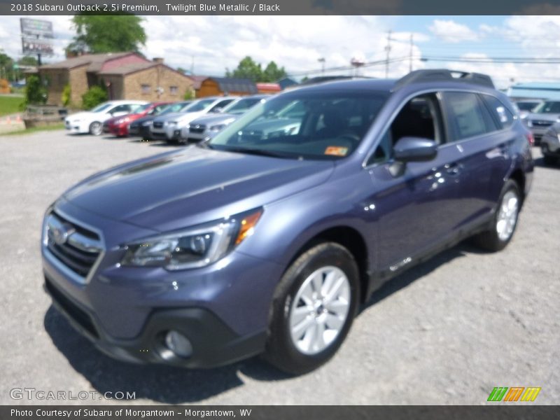 Twilight Blue Metallic / Black 2018 Subaru Outback 2.5i Premium