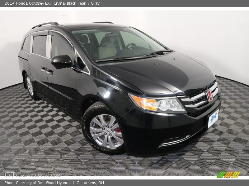 Crystal Black Pearl / Gray 2014 Honda Odyssey EX
