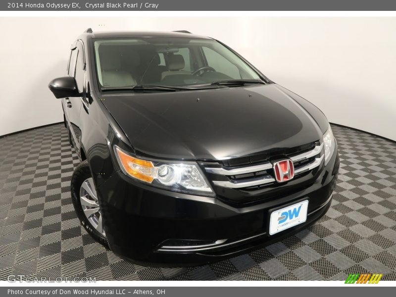 Crystal Black Pearl / Gray 2014 Honda Odyssey EX