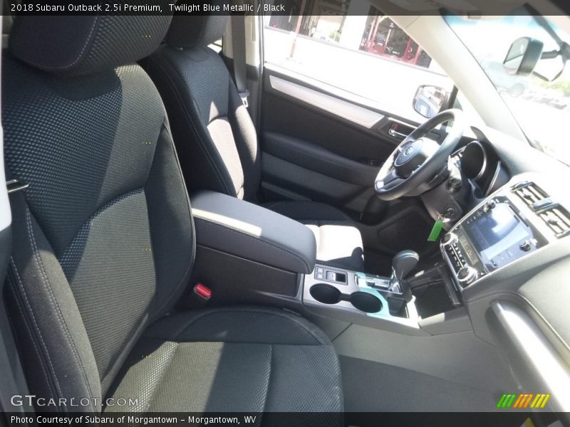 Twilight Blue Metallic / Black 2018 Subaru Outback 2.5i Premium