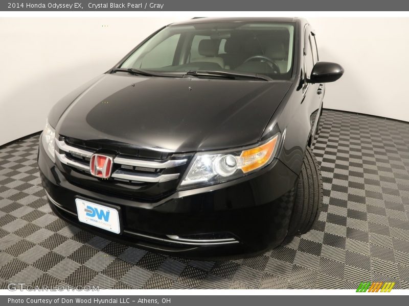 Crystal Black Pearl / Gray 2014 Honda Odyssey EX