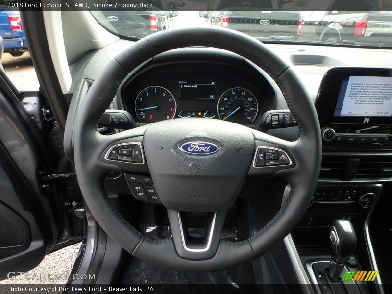 Smoke / Ebony Black 2018 Ford EcoSport SE 4WD