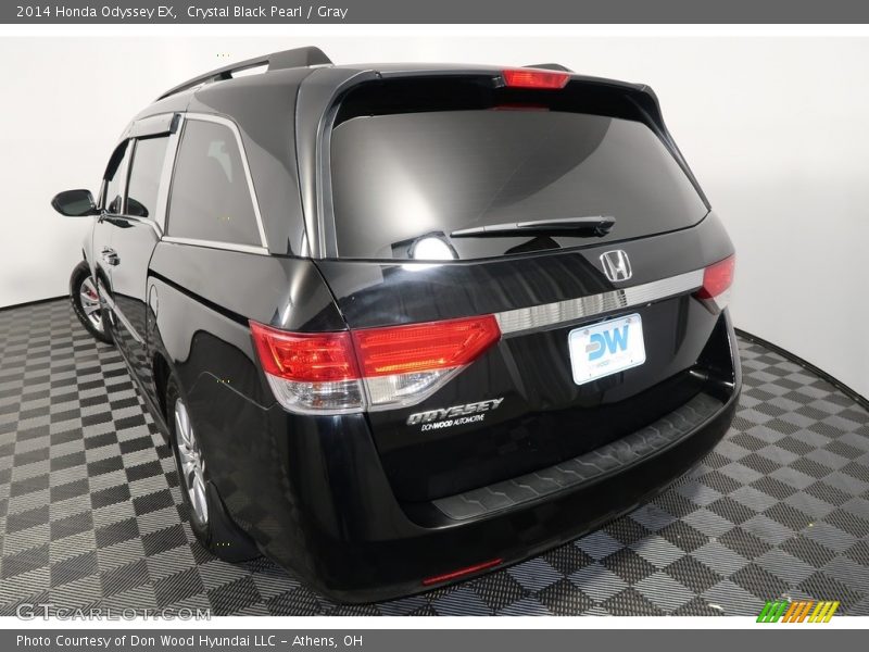 Crystal Black Pearl / Gray 2014 Honda Odyssey EX