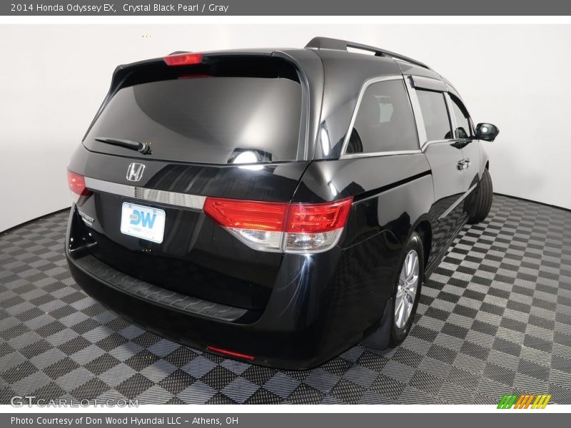 Crystal Black Pearl / Gray 2014 Honda Odyssey EX